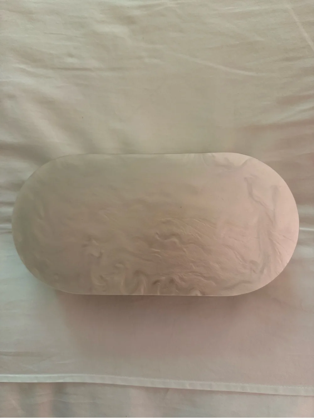 Zara Pink/Cream Iridescent Clutch Bag